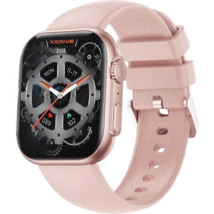 COFI 1453 HD AMOLED Bildschirm Smartwatch - Rosegold, mit Herzfrequenzmessung und über 100 Sportmodi