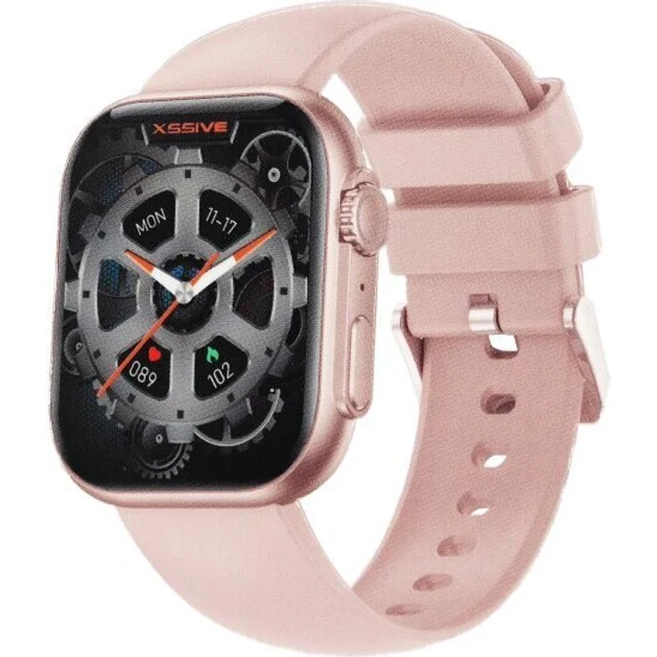 COFI 1453 HD AMOLED Bildschirm Smartwatch - Rosegold, mit Herzfrequenzmessung und über 100 Sportmodi