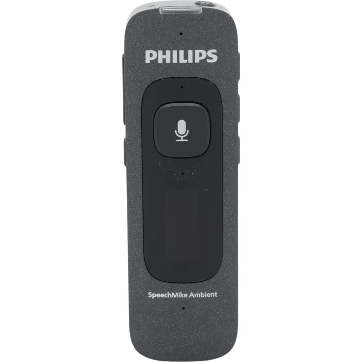 Philips SpeechMike Ambient PSM5000, Diktiergerät mit erstklassiger Audioqualität und KI-Integration, schwarz