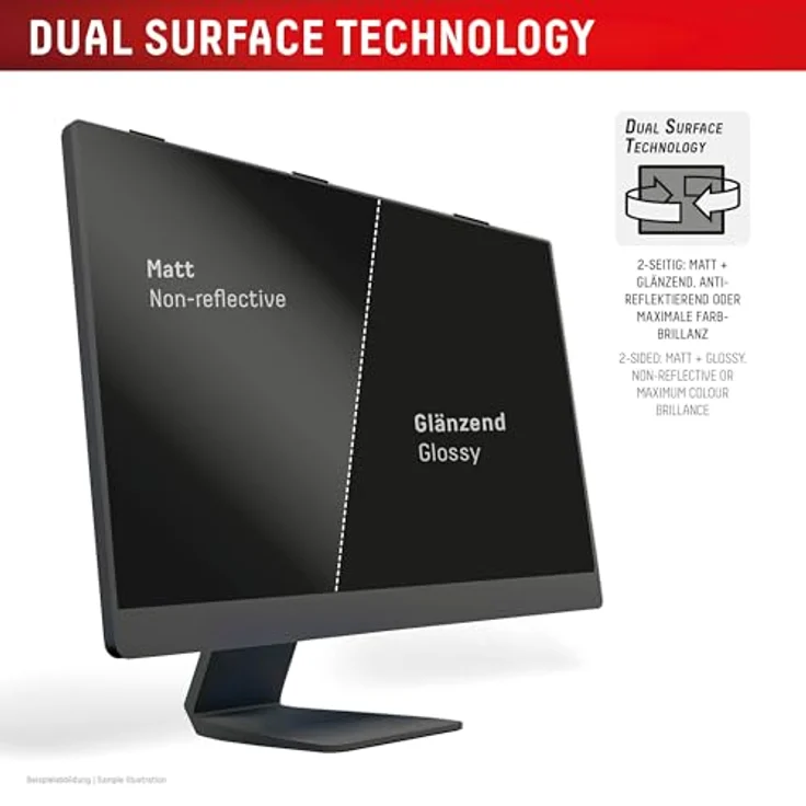Displex PRIVACY SAFE Magnetischer 2-Wege Blickschutzfilter für 27 Zoll Monitor, abnehmbar, Anti-Reflex- & glänzende Oberfläche, DSGVO-konform – Bild 5