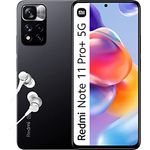 Xiaomi Redmi Note 11 Pro + 5G, Smartphone + Kopfhörer, 8 + 256 GB Handy ohne Vertrag, 6,67'' 120 Hz FHD + AMOLED Display, 120 W HyperCharge, 108 MP Kamera, Graphite Gray 