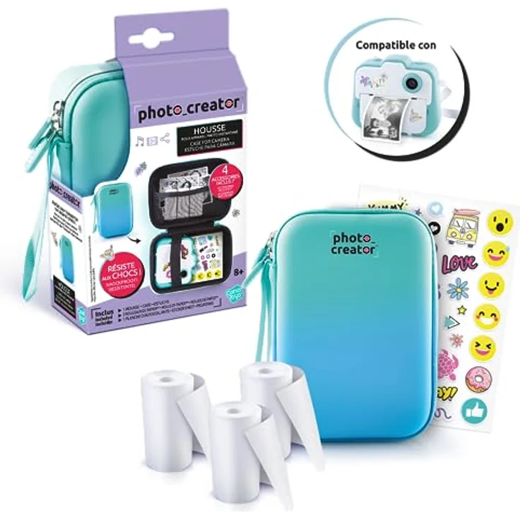 Canal Toys Studio Creator, Kameratasche für Sofortbildkamera, schützend, kompakt, Blau – Bild 4