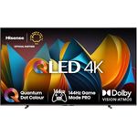 Hisense 100E7NQ 254 cm (100 Zoll) Fernseher, 4K UHD, QLED, HDR10, Dolby Vision Atmos, Game Mode Pro, Schwarz [2024]