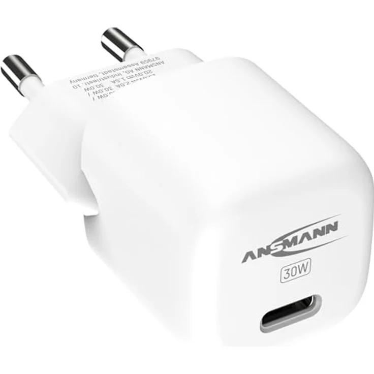Ansmann HC130PD mini, USB Ladegerät mit 30W Ausgang, 1 Port, Weiss, Multisafe Technologie – Bild 3