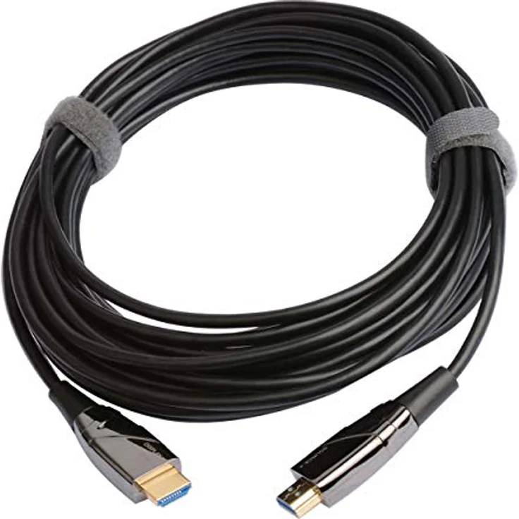 Tripp Lite P568-10M-FBR Aktives optisches 4K-HDMI-Faserkabel (AOC) – 4K 60 Hz, HDR, 4:4:4, 10 m (Schwarz) – Bild 2