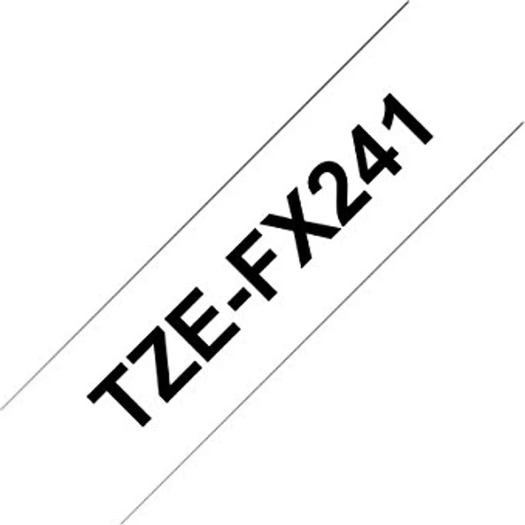 Brother TZE-FX 241 Druckerzubehör schwarz white original – Bild 3