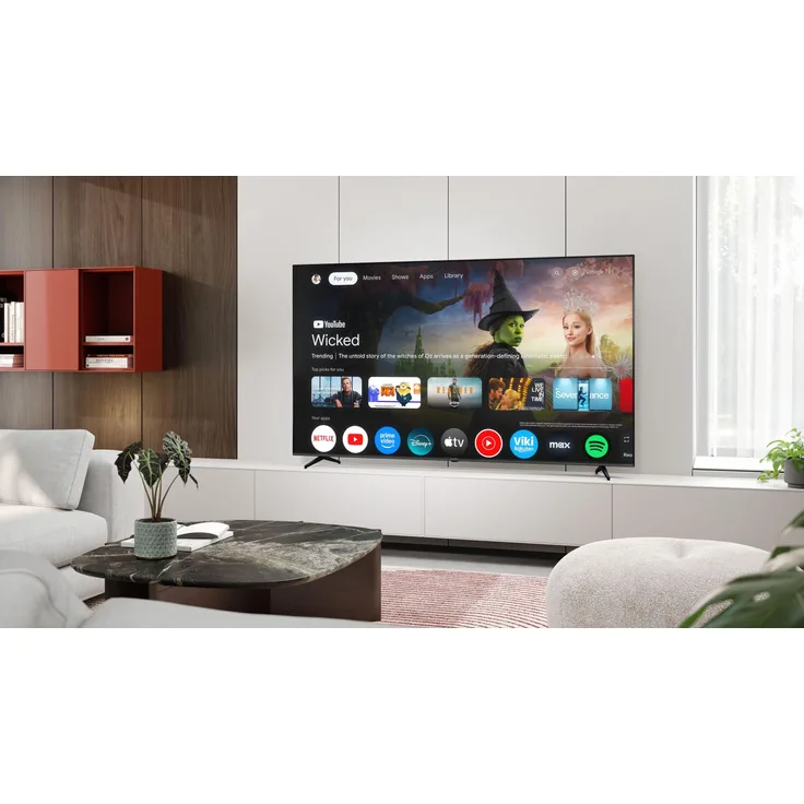 Sharp 70HP5265E, 70 Zoll 4K Ultra HD QLED Fernseher mit Google TV, Harman Kardon und Dolby Vision Atmos