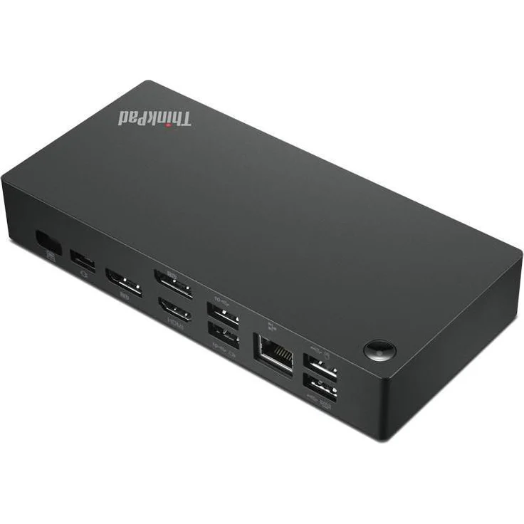 Lenovo 40AY0090IT Notebook Dock, USB 3.2 Gen 1 Type-C, 4K Ultra HD, schwarz