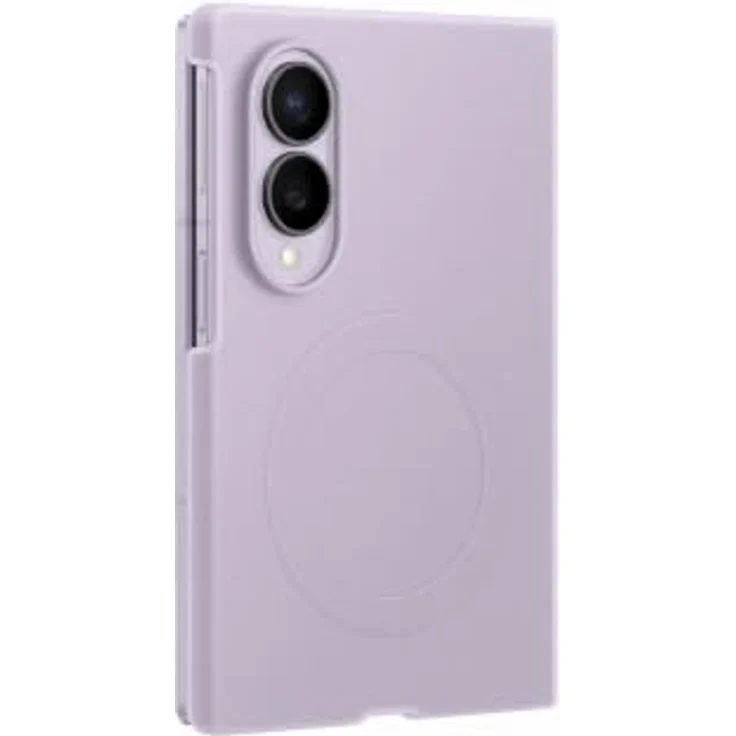 SAMSUNG Silicone Magnet Case für Galaxy Z Fold8, mattschwarzes Silikon-Backcover mit integriertem Magnet und Anti-reflecting Film, Lavender – Bild 3