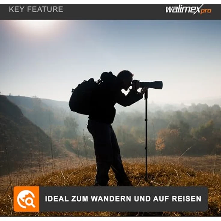 Walimex pro WT-1003 Basic-Einbeinstativ, 171cm – Bild 3