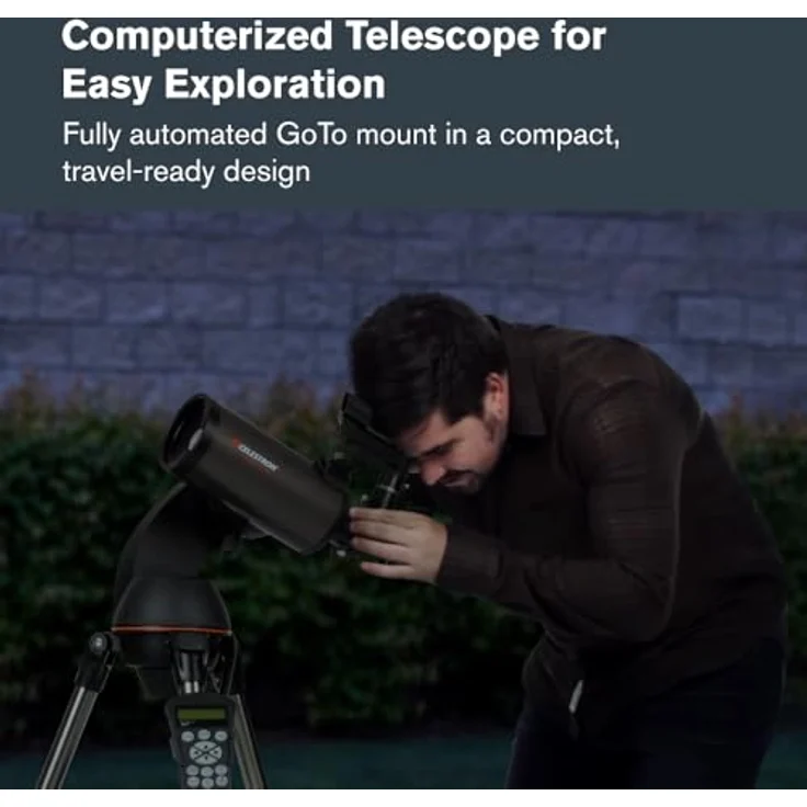 Celestron 22087 NexStar 90 SLT Mak computergesteuertes Teleskop – Schwarz – Bild 3