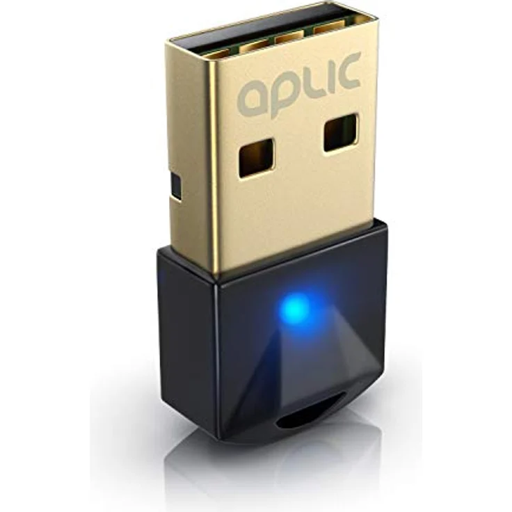 CSL - Bluetooth 5.0 USB Adapter Nano – BT V5.0 Stick Dongle – für PC Laptop - Bluetooth Empfänger und Sender für Desktop Laptop Drucker Headset Lautsprecher - kompatibel mit Windows 8.1 10 11 – Bild 1