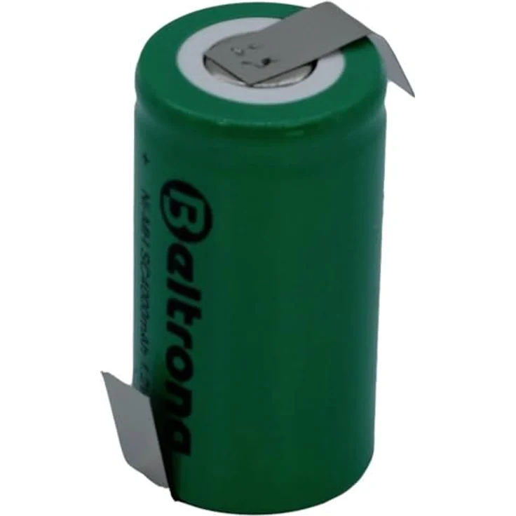 Beltrona SC4000 Spezial-Akku Sub-C NiMH 1.2 V 4000 mAh mit Z-Lötfahnen für schnurlose Telefone und Modellbau – Bild 1
