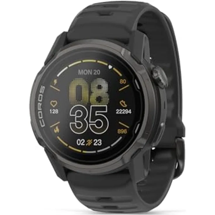 COROS GPS Outdoor Watch, Schwarz, 42mm, wasserdicht und GPS-fähig