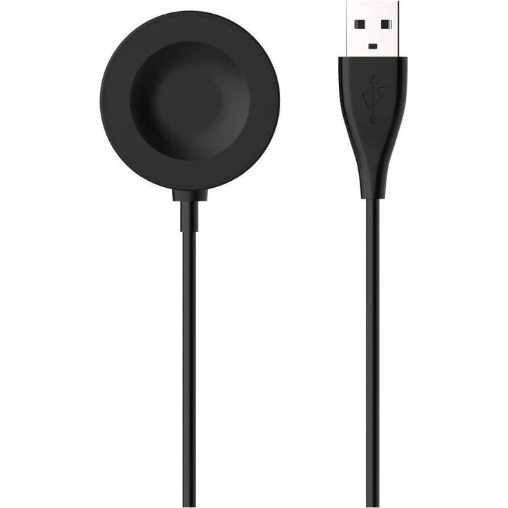Fixed USB-A-Ladekabel für Huawei Watch GT 2 Pro/3/3 Pro/4/4 Pro/5/5 Pro, Smartwatch Zubehör, Schwarz