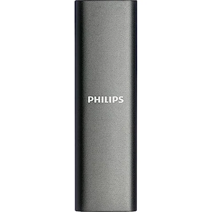 Philips Externe Portable SSD 250 GB - Ultra Slim SATA Ultra Speed USB-C, Lesegeschwindigkeit bis zu 540 MB/s, Aluminium – Bild 3