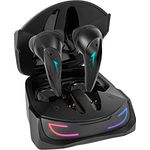 Mars Gaming MHI-ULTRA Schwarz, Wireless Headset TWS, RGB Flow, Bluetooth 5.3, Triple Geräuschunterdrückung, 24H Akkulaufzeit