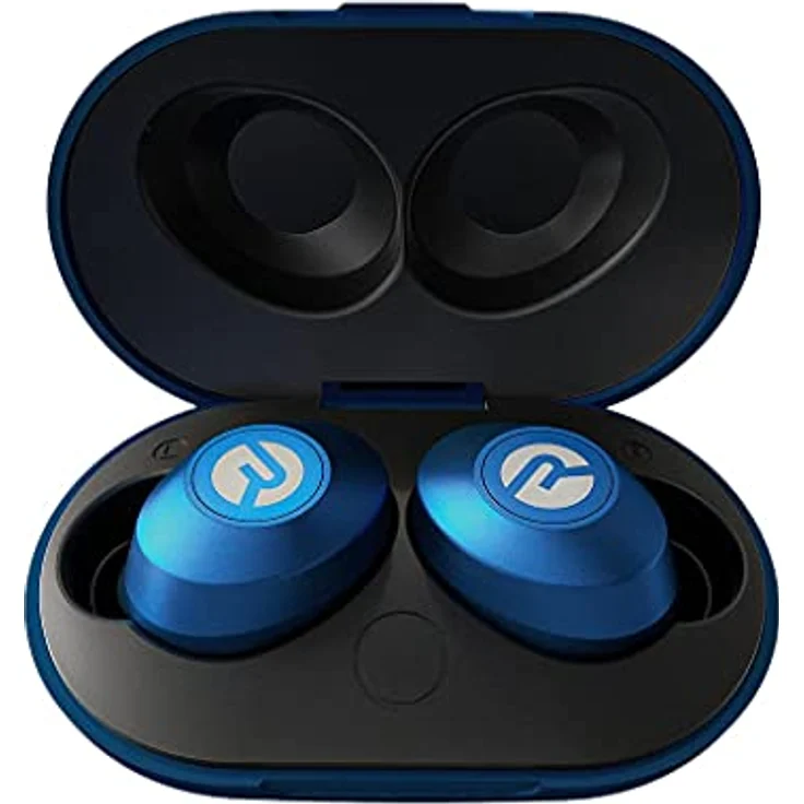 Raycon The Everyday Kabellose Bluetooth-Ohrhörer mit Mikrofon – Stereo-Sound In-Ear-Bluetooth-Headset True Kabellose-Ohrhörer 32 Stunden Spielzeit (Mattblau) – Bild 4
