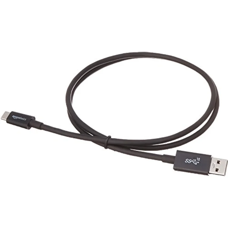 AmazonBasics - USB C Kabel auf USB Typ A, USB 3.1, 2. Generation, 0,9 m, Schwarz – Bild 4