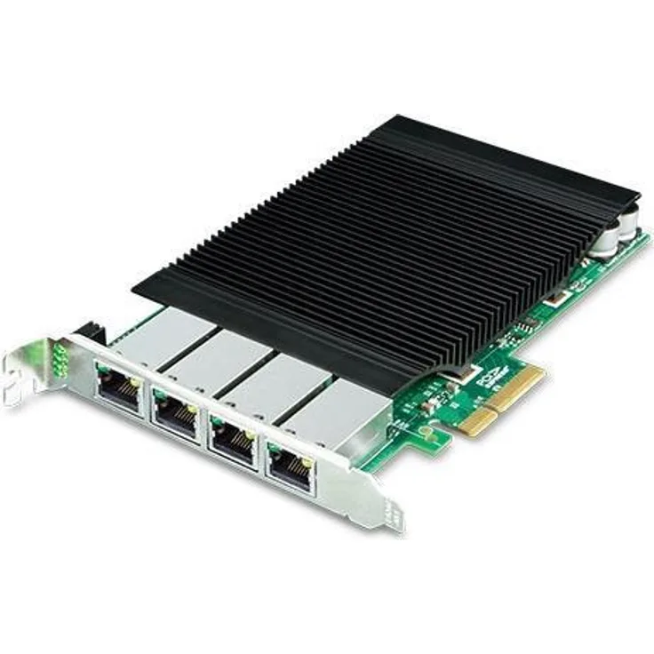 Planet ENW-9740P, PCI Express Netzwerkkarte mit 4 Ports, 1000 Mbit/s, 120W PoE, kompatibel mit IEEE 802.3af/at, einfache Installation
