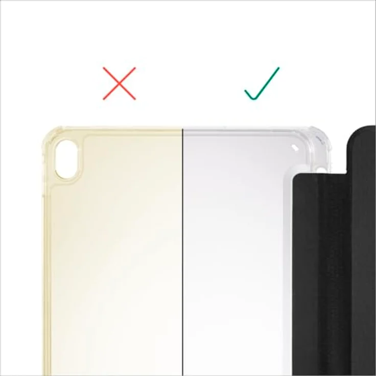 Hama Tablet-Hülle Extreme Protect für Apple iPad 11“ 2025/iPad 10.9" 2022, kratzfest, stoßfester Schutzrahmen, Tablet-Ständer, inkl. Stifthalter, durchsichtig/schwarz – Bild 7