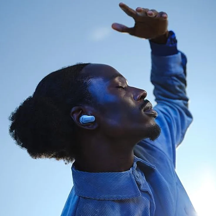 NEU Bose QuietComfort Ultra Kabellose Noise-Cancelling-Earbuds, Bluetooth-earbuds für räumlichen Klang und mit erstklassigem Noise-Cancelling, Bluetooth-Earbuds, Blau - Limited Edition – Bild 3