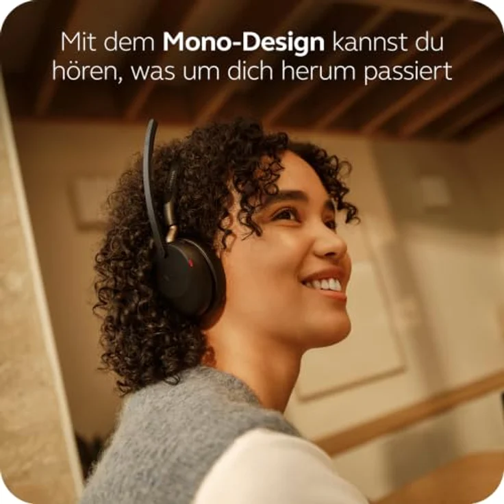 Jabra Evolve3 65 Mono, LINK 390c, MS On Ear Bluetooth® Headset mit Geräuschunterdrückung, kabellos, schwarz – Bild 5