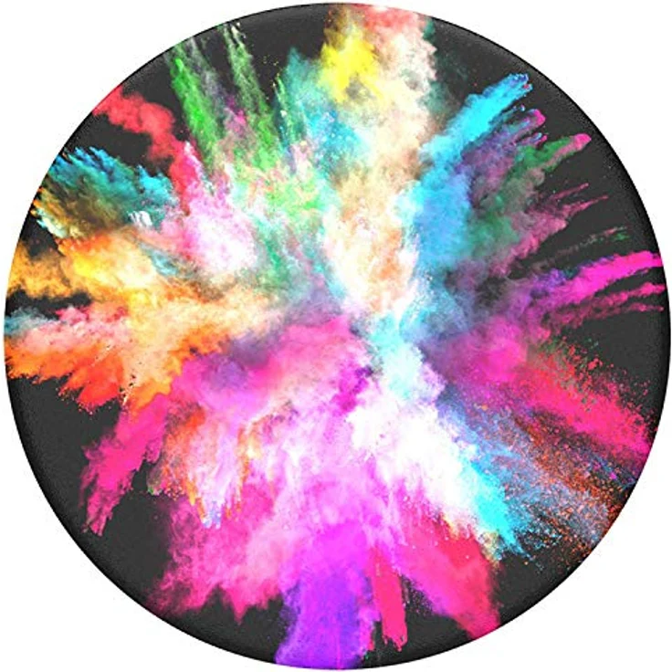 PopSockets PopGrip - Ausziehbarer Sockel und Griff für Smartphones und Tablets mit einem Austauschbarem Top - Color Burst Gloss – Bild 2