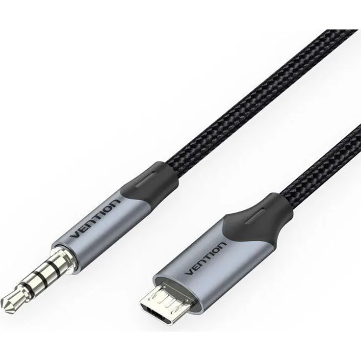 Vention Micro-USB-auf-3.5-mm-Klinkenkabel, 1 m, USB 2.0, RoHS, UL-zertifiziert