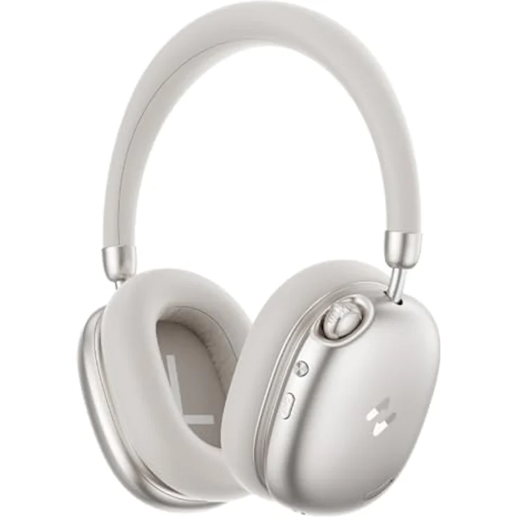 havit Space S1, Adaptive Active Noise Cancelling Kopfhörer mit 100H Spielzeit, LHDC Bluetooth 6.0, 5 Mic ENC, Over Ear mit räumlichem Audio – Bild 1