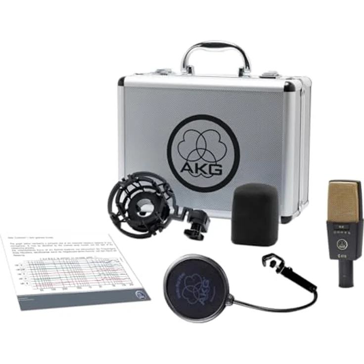 AKG C414 XLII Multipattern Großmembran Kondensatormikrofon – Bild 5