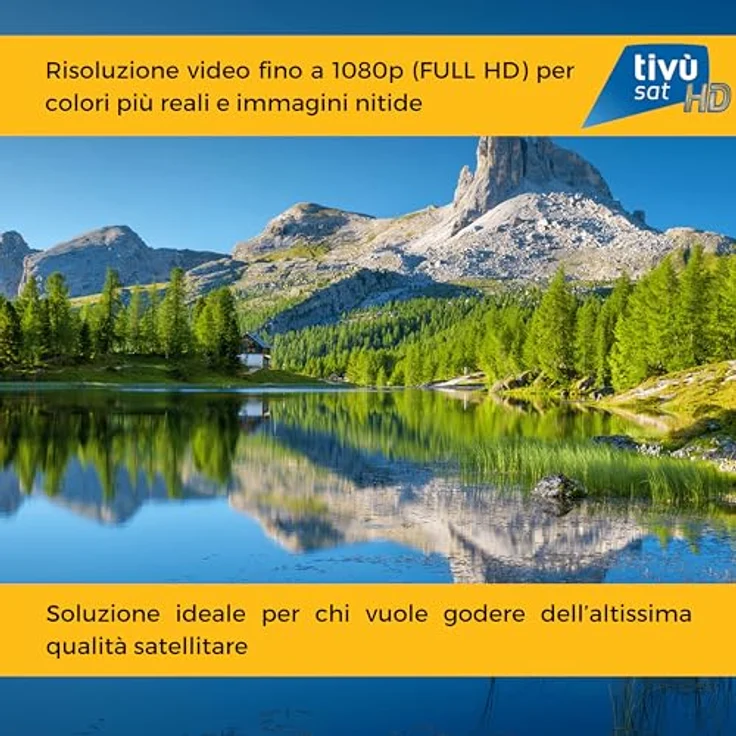 Digiquest Q30 Tivusat HD Receiver mit aktivierter Karte, DVB-S/S2, HDMI, EPG, schwarz – Bild 6