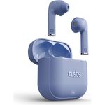 SBS Beat Free blau TWS-Kopfhörer mit Touch-Steuerung und Ladestation