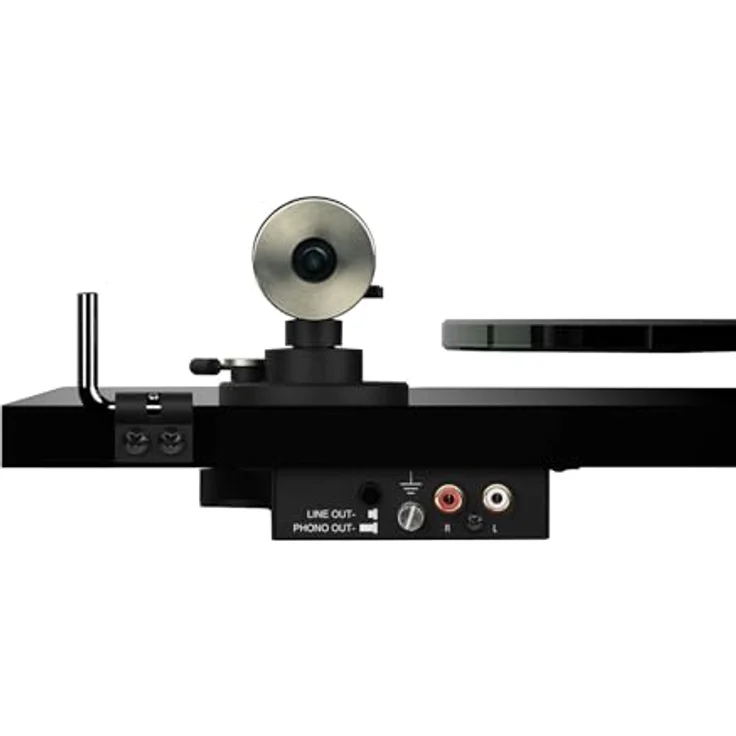 Pro-Ject T2 Super Phono, Audiophiler Plattenspieler mit MM-Phono-Preamp, Glasteller, Sumiko Rainier (Walnuss) – Bild 4