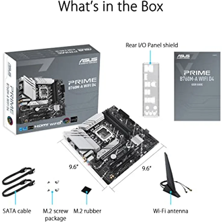 ASUS PRIME B760M-A WIFI D4 Gaming Mainboard Sockel Intel LGA 1700 – Bild 6