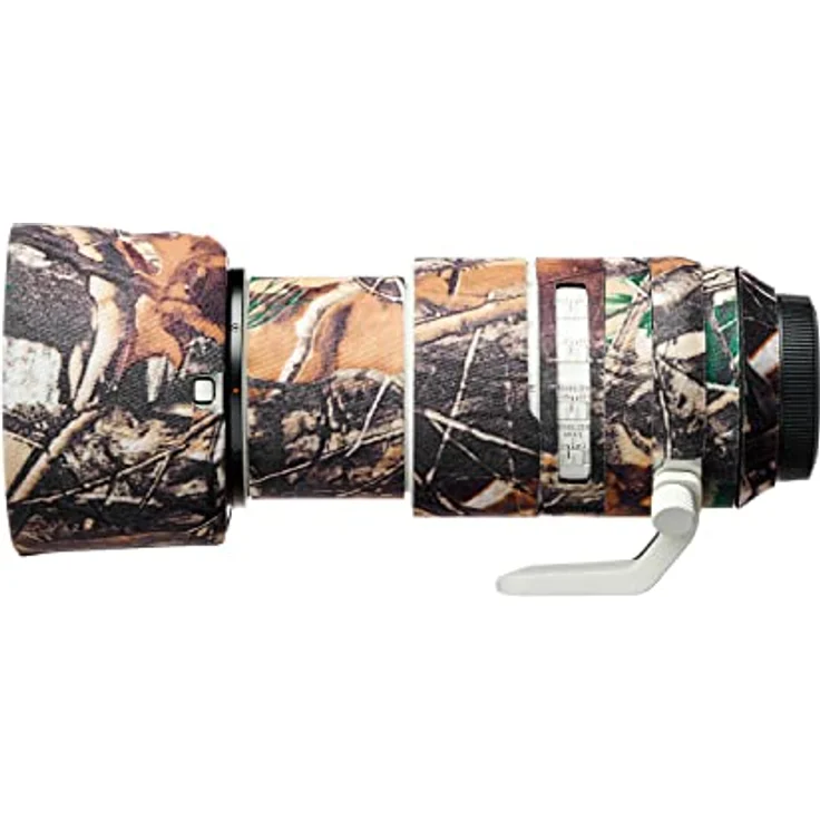 easyCover Lens Oak Objektivschutz für Canon RF 70-200mm F2.8L IS USM, wasserfest, Neopren-Nylon Material, Wald Camouflage – Bild 1