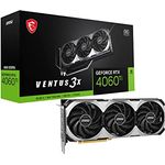 MSI GeForce RTX 4060 Ti Ventus 3X 8G OC Grafikkarte -NVIDIA RTX 4060 Ti, 8 GB GDDR6 Speicher, 18Gbps, PCIe 4.0, DLSS3
