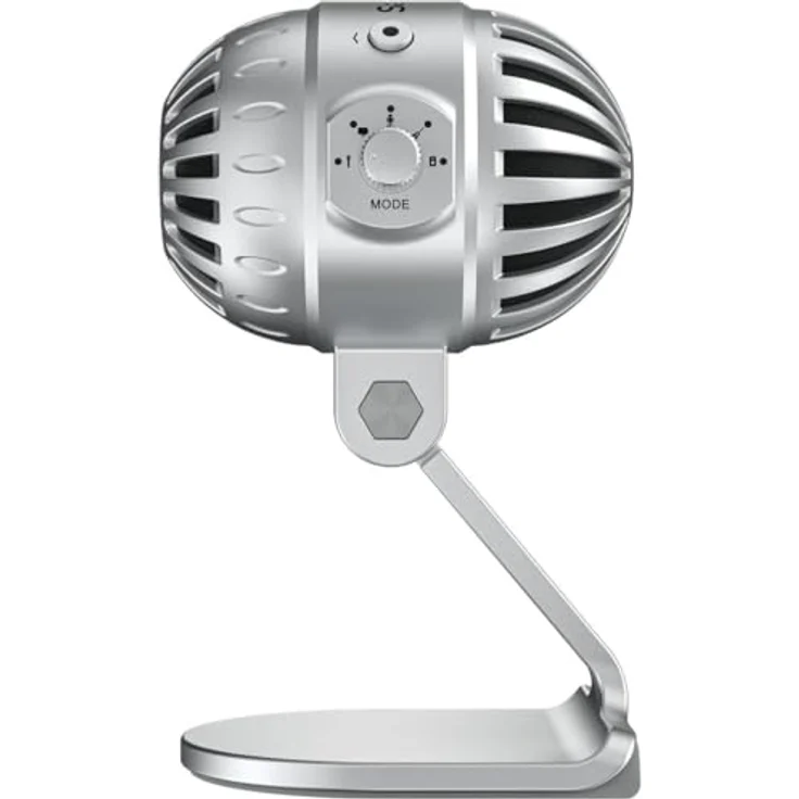 Saramonic SmartMic MTV550 Silber, USB-Mikrofon mit wählbaren Aufnahmemodellen und Echtzeitüberwachung – Bild 5