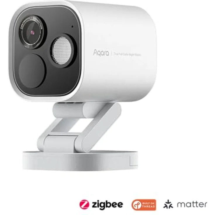 Aqara Camera Hub G5 Pro WLAN-Sicherheitskamera, 2,6 K Ultra HD mit KI-Erkennung, Vollfarb-Nachtsicht, IP65 wetterfest - globale Version, schwarz – Bild 5