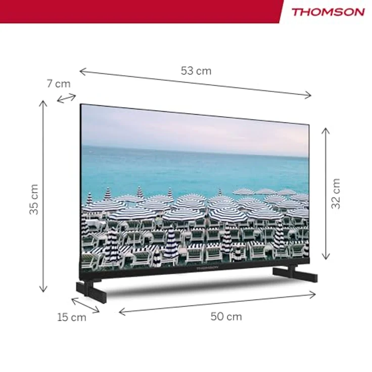 Thomson 24 Zoll (60 cm) Easy TV LED HD TV – 24HD2S13-2023, Triple-Tuner, CI+, Rahmenloses Design, rahmenloses Design – Bild 2