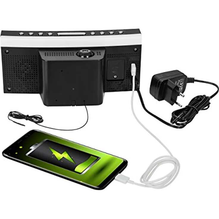 PEDEA Radiowecker mit LED Anzeige-Beleuchtung – Bild 5