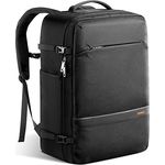 Inateck 42L Supergroßer Handgepäck Reiserucksack für 15,6 Zoll Laptop Notebooks, Flug Genehmigt Kabinenrucksack - Schwarz