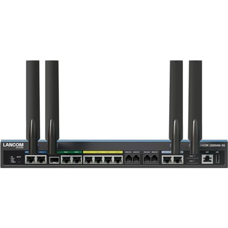 Lancom Systems 1936VAG-5G (EU), Router mit 2x VDSL-Supervectoring-Modems, Dual-SIM-5G, Load Balancing, Schwarz – Bild 2