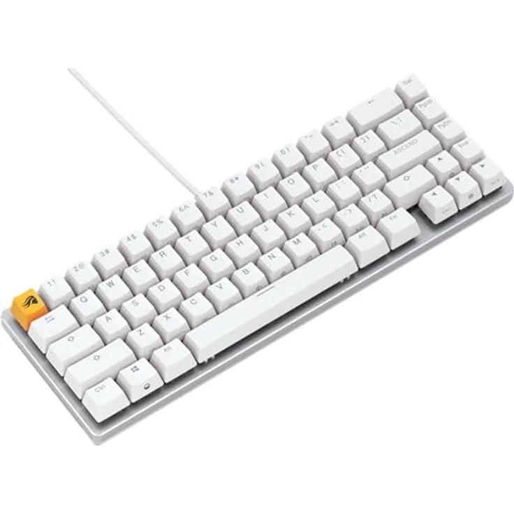 Glorious GMMK 2 Compact-Tastatur - Fox Switches, US-Layout QWERTY, weiß – Bild 4