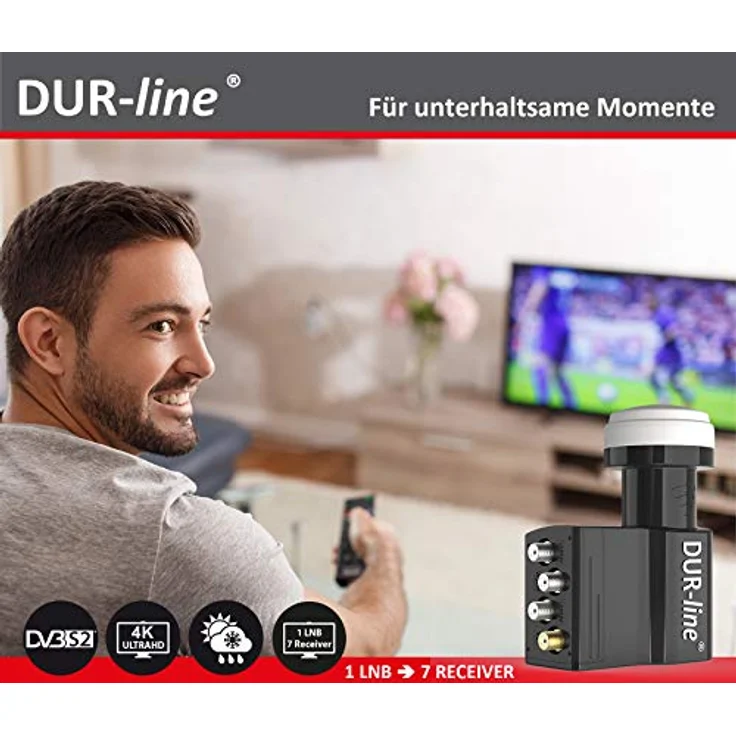 DUR-line UK 104 - Unicable LNB 0.1 db 4K / 8K UHDTV tauglich – Bild 5
