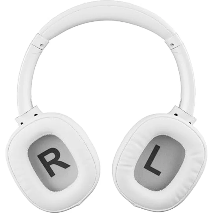 Intenso O400HA Over-Ear Kopfhörer - Hybrid Active Noise Cancelling, bis zu 75 Stunden Laufzeit und Bluetooth 5.3, mit Musikmodus, Transparency Modus und schneller Ladezeit, weiß – Bild 3