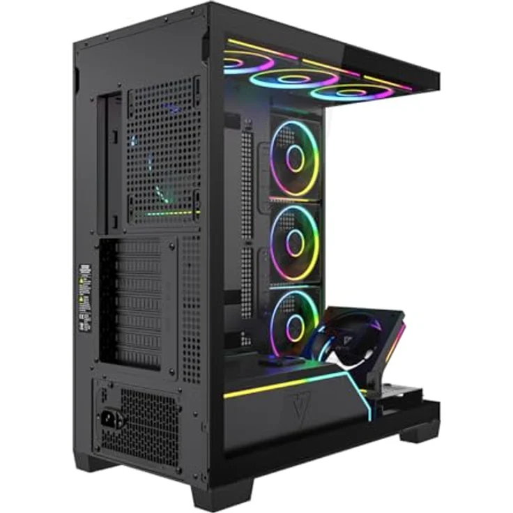 Modecom Volcano Stellar Plus ARGB Midi 8F, Gaming-Computergehäuse mit 8 ...
