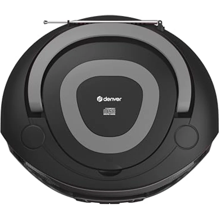 Denver TDB-212GR CD-Player (Retro-Design, Bluetooth, DAB+ mit LCD-Display & Lichteffekt) – Bild 5