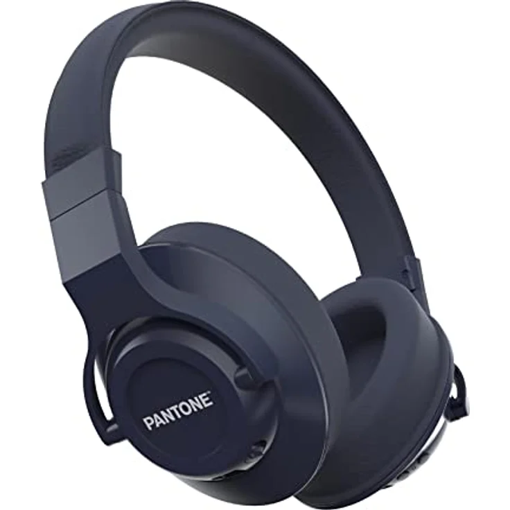 Pantone PT-WH005 Kopfhörer Kopfband s-Music Blau Binaural Tasten Schieber – Bild 2