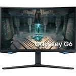 Samsung Odyssey G65B Smart Gaming Monitor S27BG650EU, 27 Zoll, VA-Panel, WQHD-Auflösung, AMD FreeSync Premium Pro, 1000R Bildschirmkrümmung, 1 ms (G/G) Reaktionszeit, Bildwiederholrate 240 Hz, Schwarz